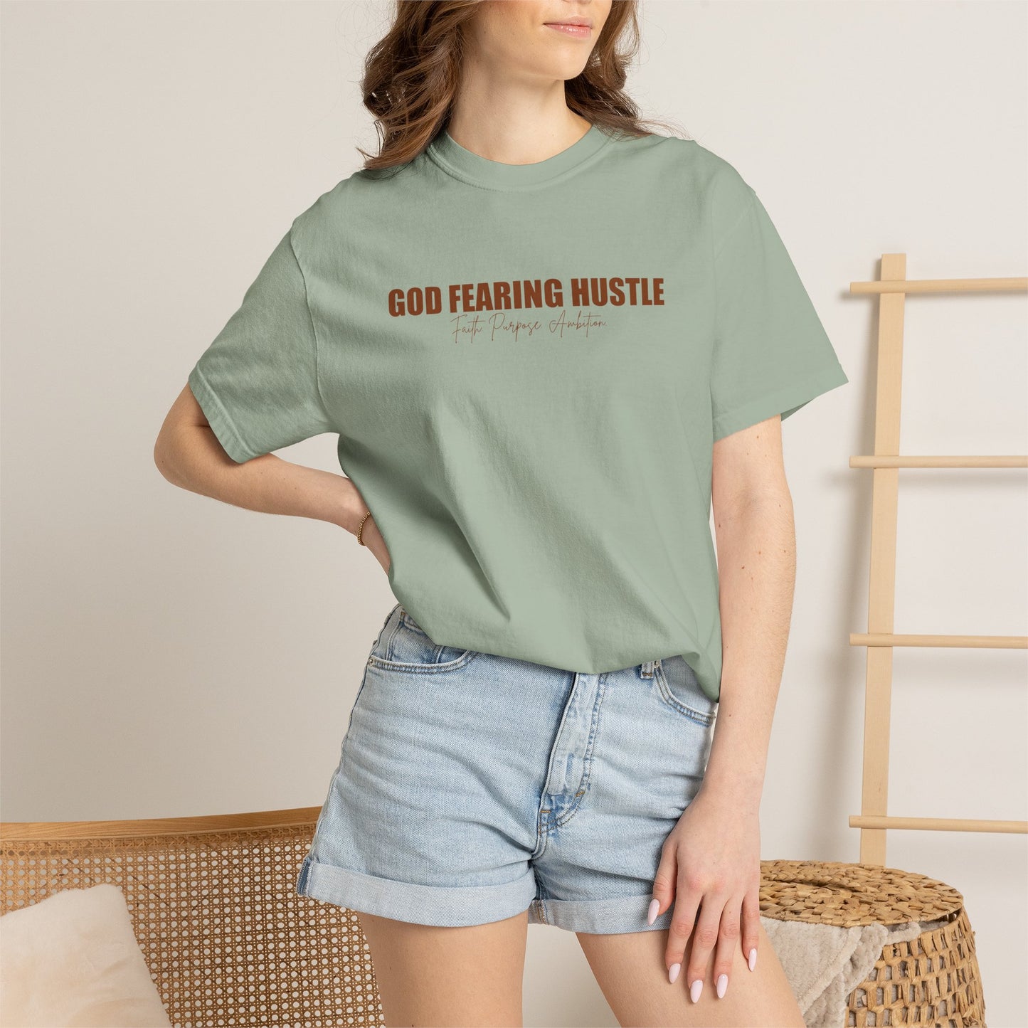 God Fearing Hustle — Faith. Purpose. Ambition Tee