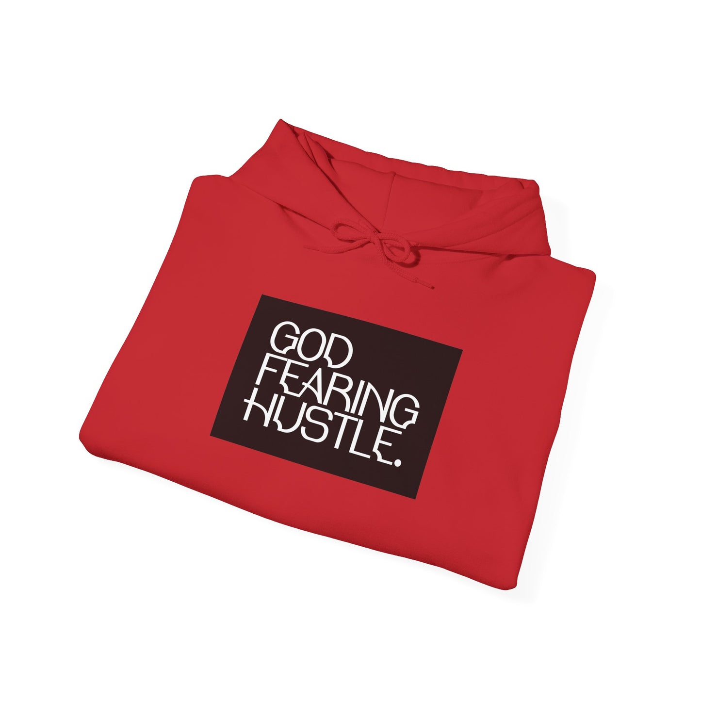 God Fearing Hustle— Bold Box Hooded Sweatshirt