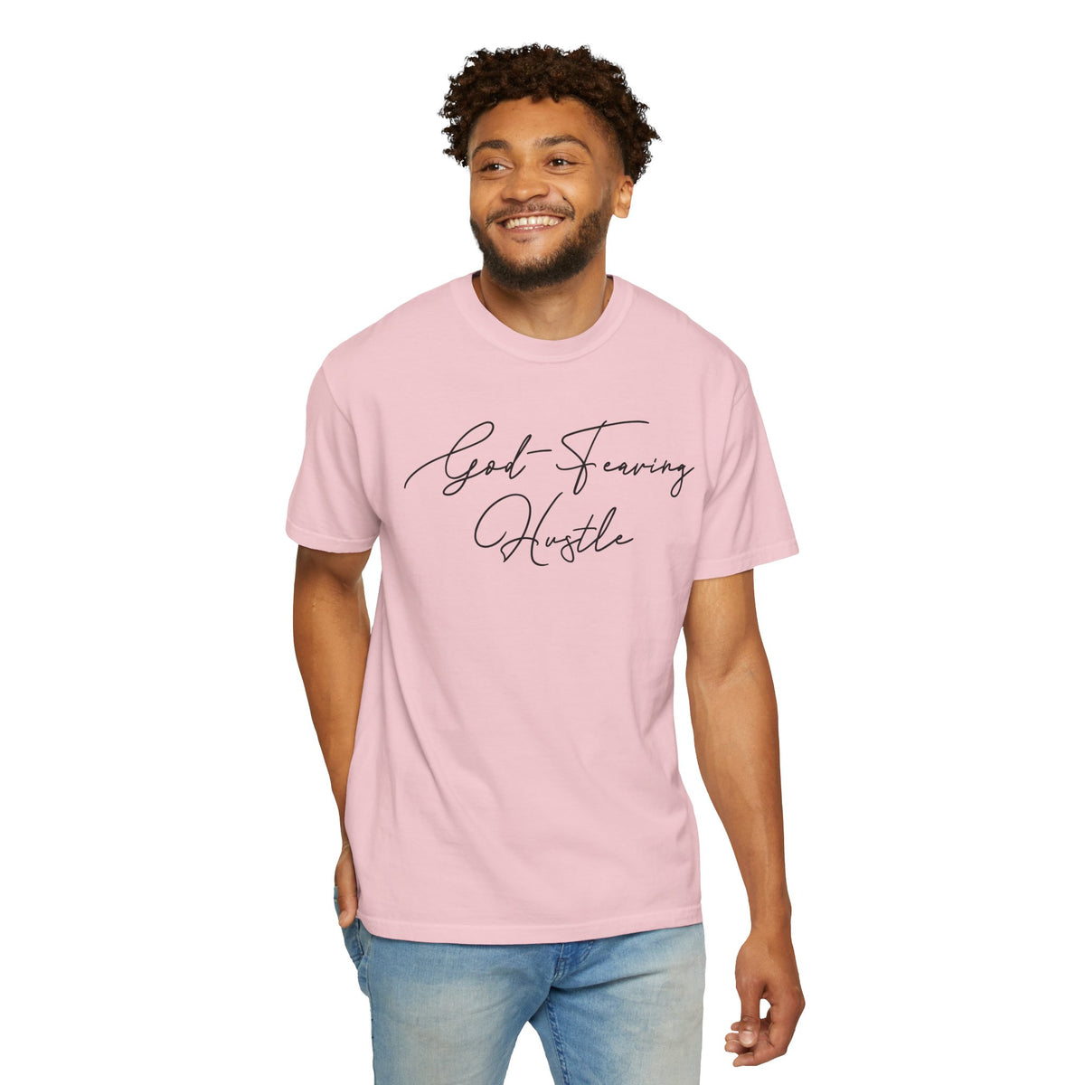 God Fearing Hustle— Simple elegant Tee