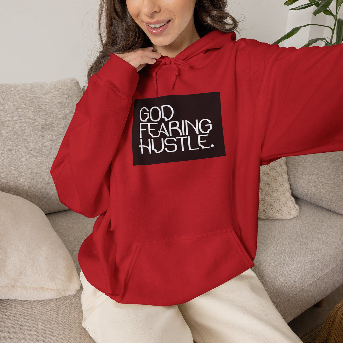 God Fearing Hustle— Bold Ambition Hooded Sweatshirt