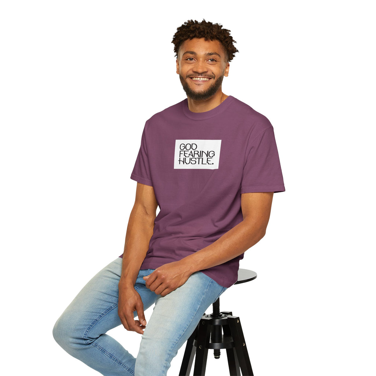 God Fearing Hustle- Bold Box Tee