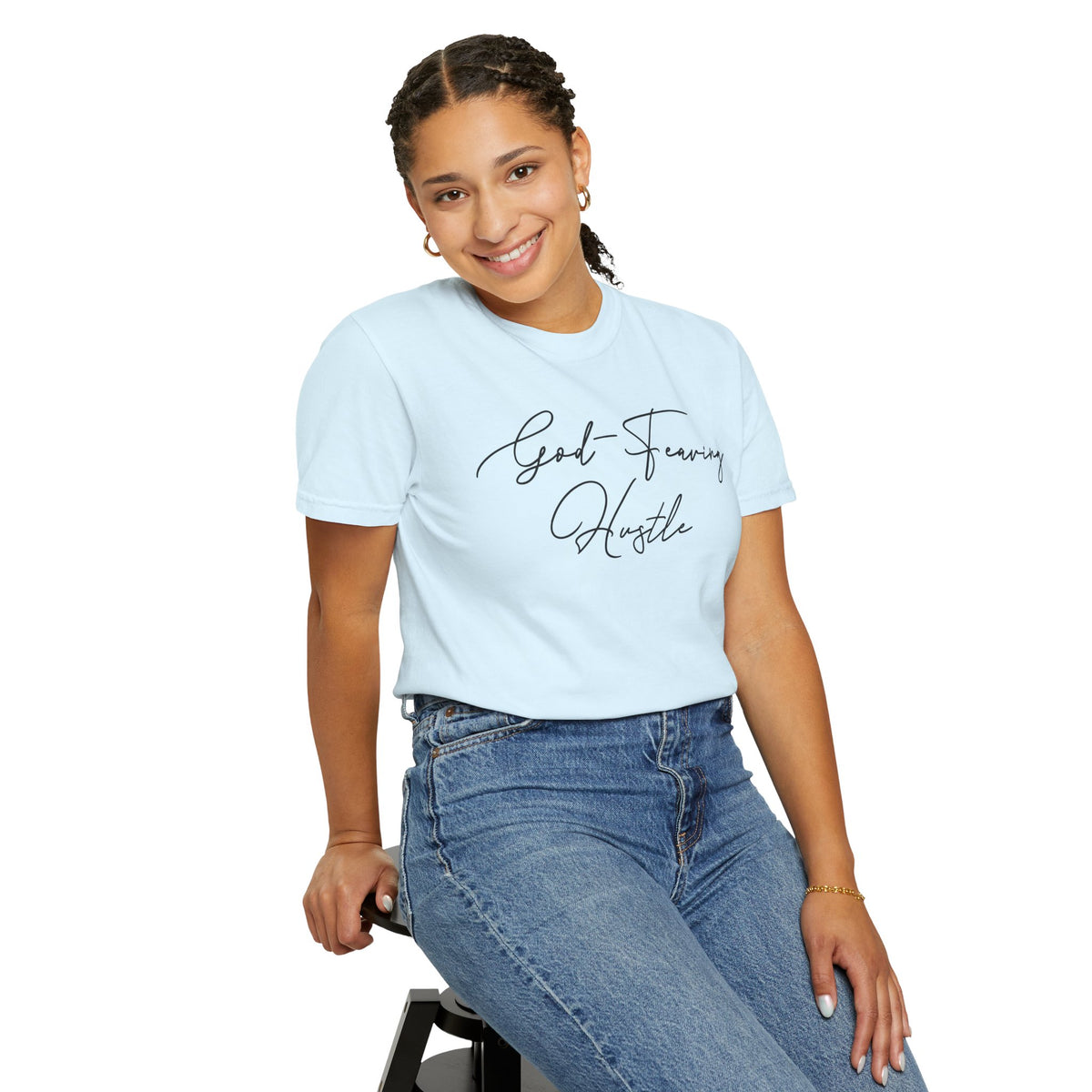 God Fearing Hustle— Simple elegant Tee