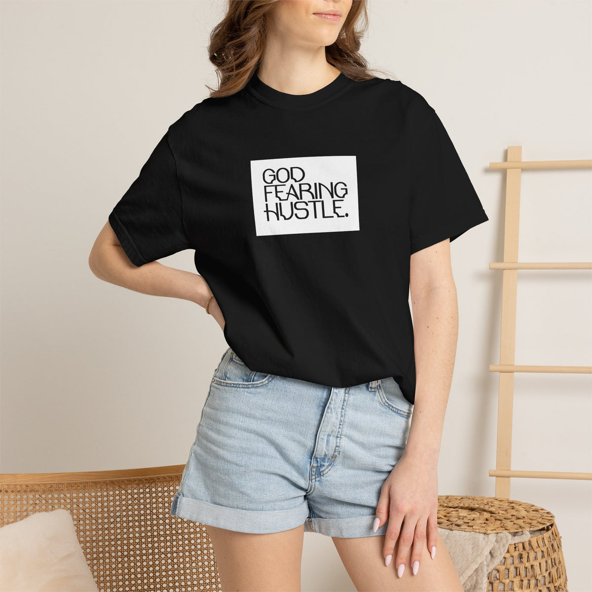 God Fearing Hustle- Bold Box Tee