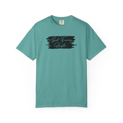 God Fearing Hustle— 'Just Showing Up' Brushstroke Graphic Tee