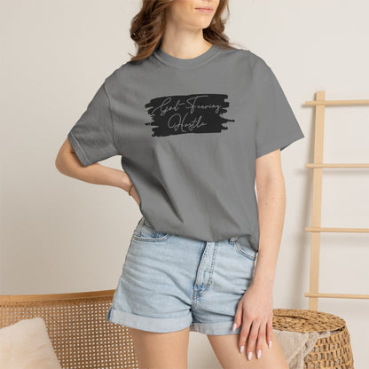 God Fearing Hustle— 'Just Showing Up' Brushstroke Graphic Tee