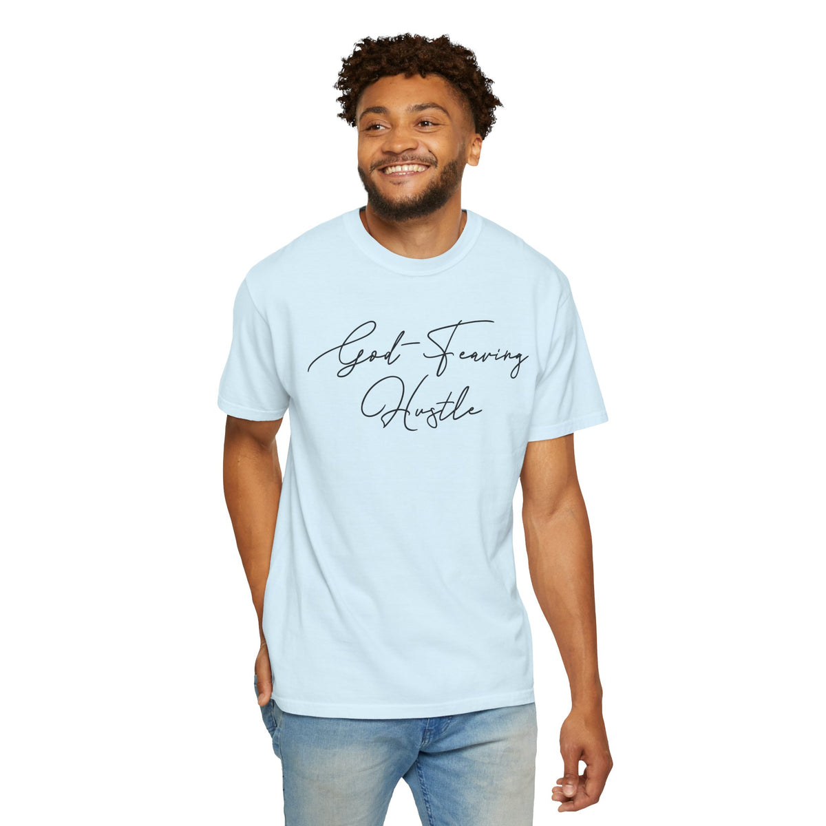God Fearing Hustle— Simple elegant Tee