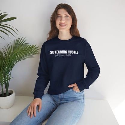 God Fearing Hustle— Faith. purpose. Ambition Crewneck Sweatshirt