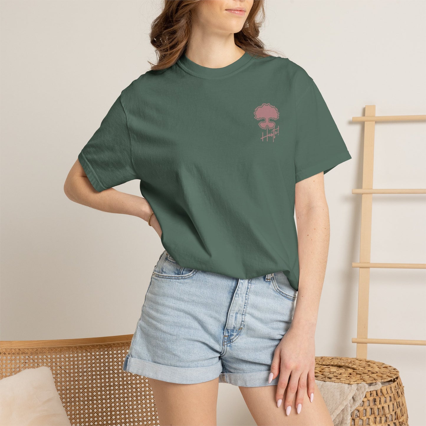 God Fearing Hustle —Graphic Rose Tee