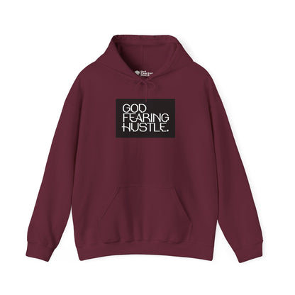 God Fearing Hustle— Bold Box Hooded Sweatshirt