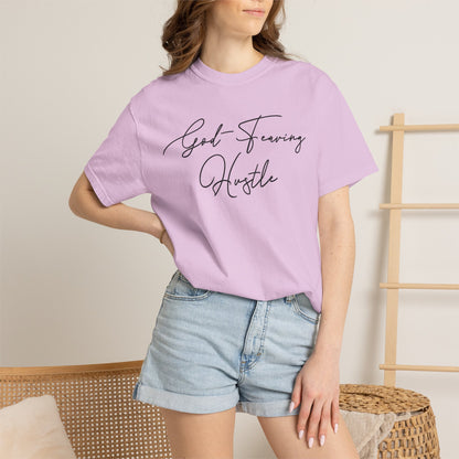 God Fearing Hustle— Simple elegant Tee