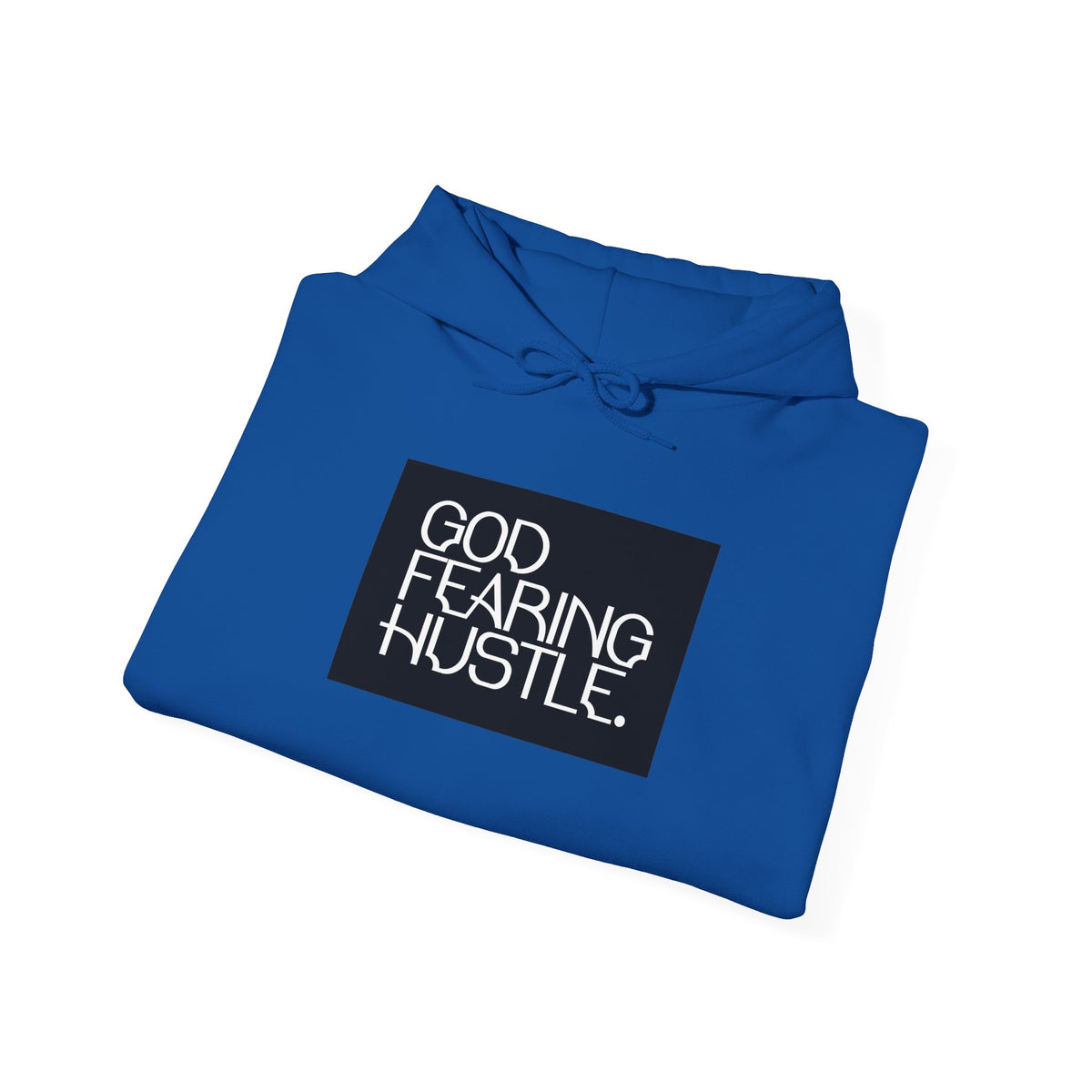 God Fearing Hustle— Bold Box Hooded Sweatshirt