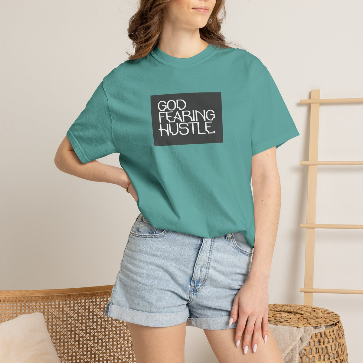 God Fearing Hustle- Bold Box Tee