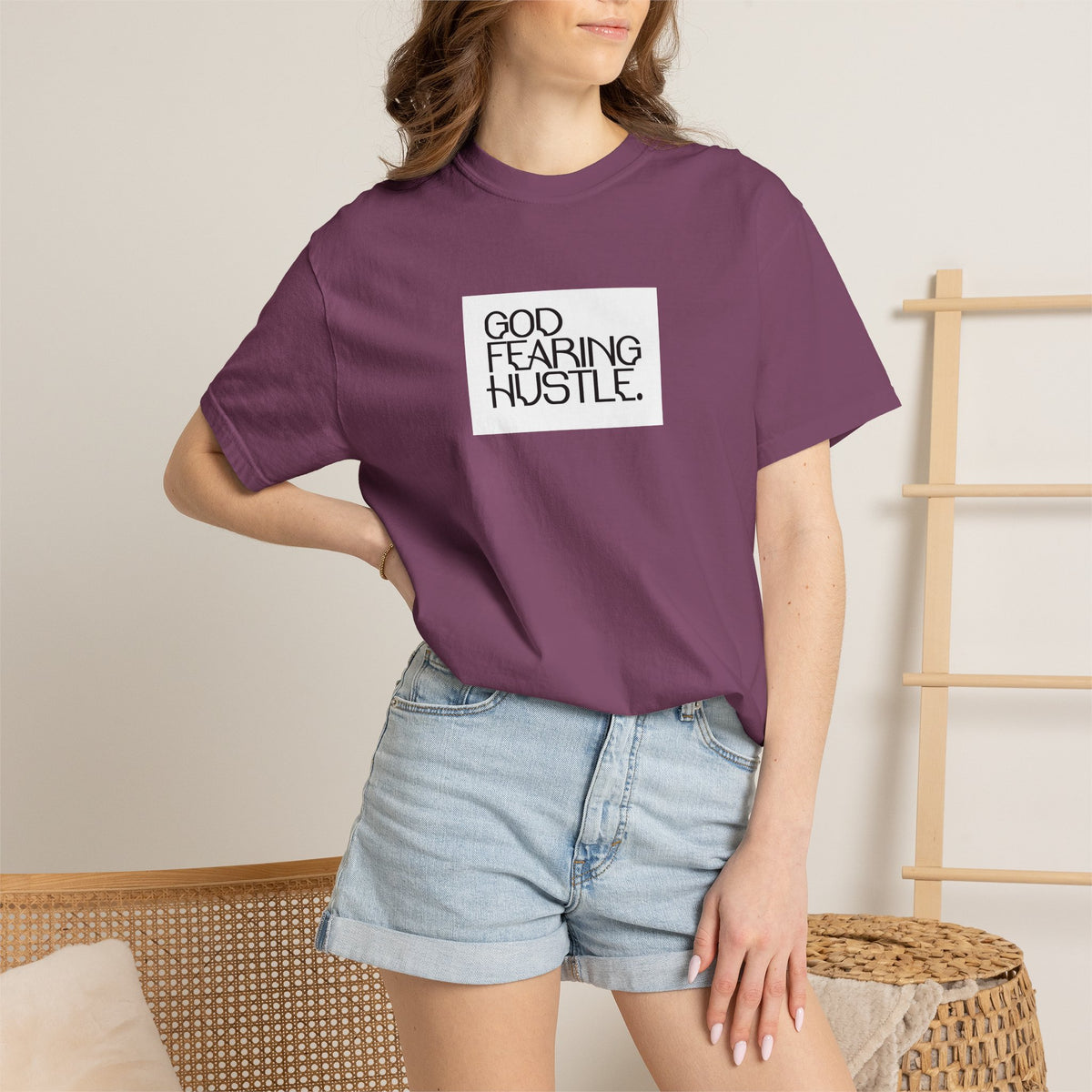 God Fearing Hustle- Bold Box Tee