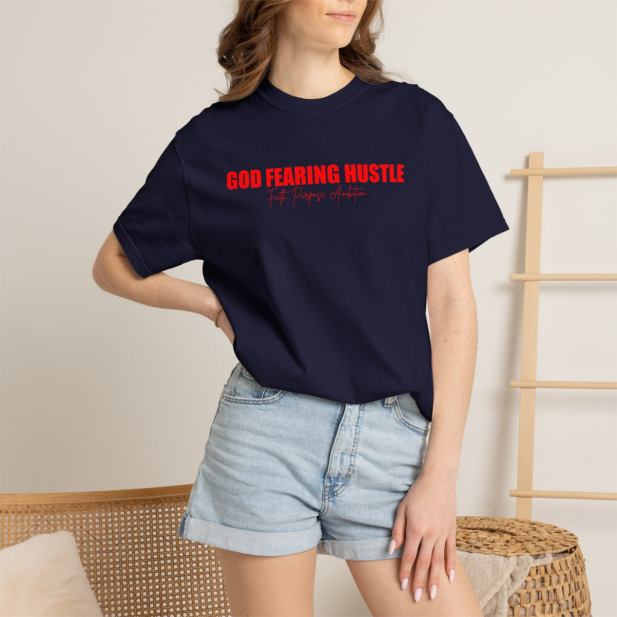 God Fearing Hustle — Faith. Purpose. Ambition Tee