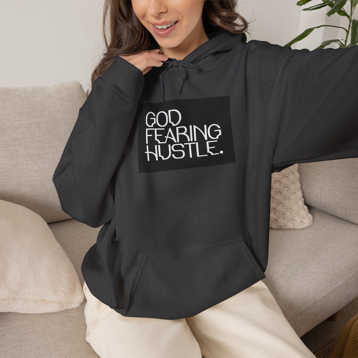 God Fearing Hustle— Bold Ambition Hooded Sweatshirt