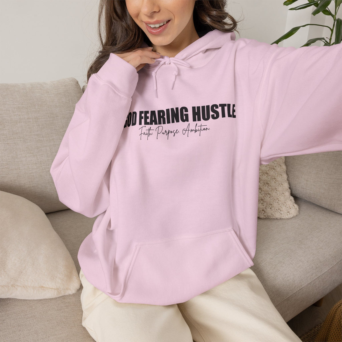 God Fearing Hustle— Faith. Purpose. Ambition Hoodie