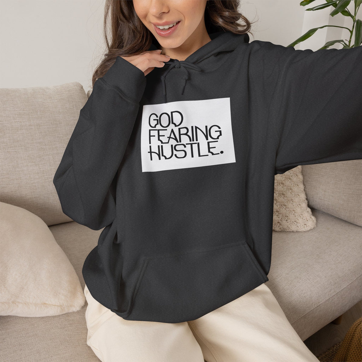 God Fearing Hustle— Bold Ambition Hooded Sweatshirt