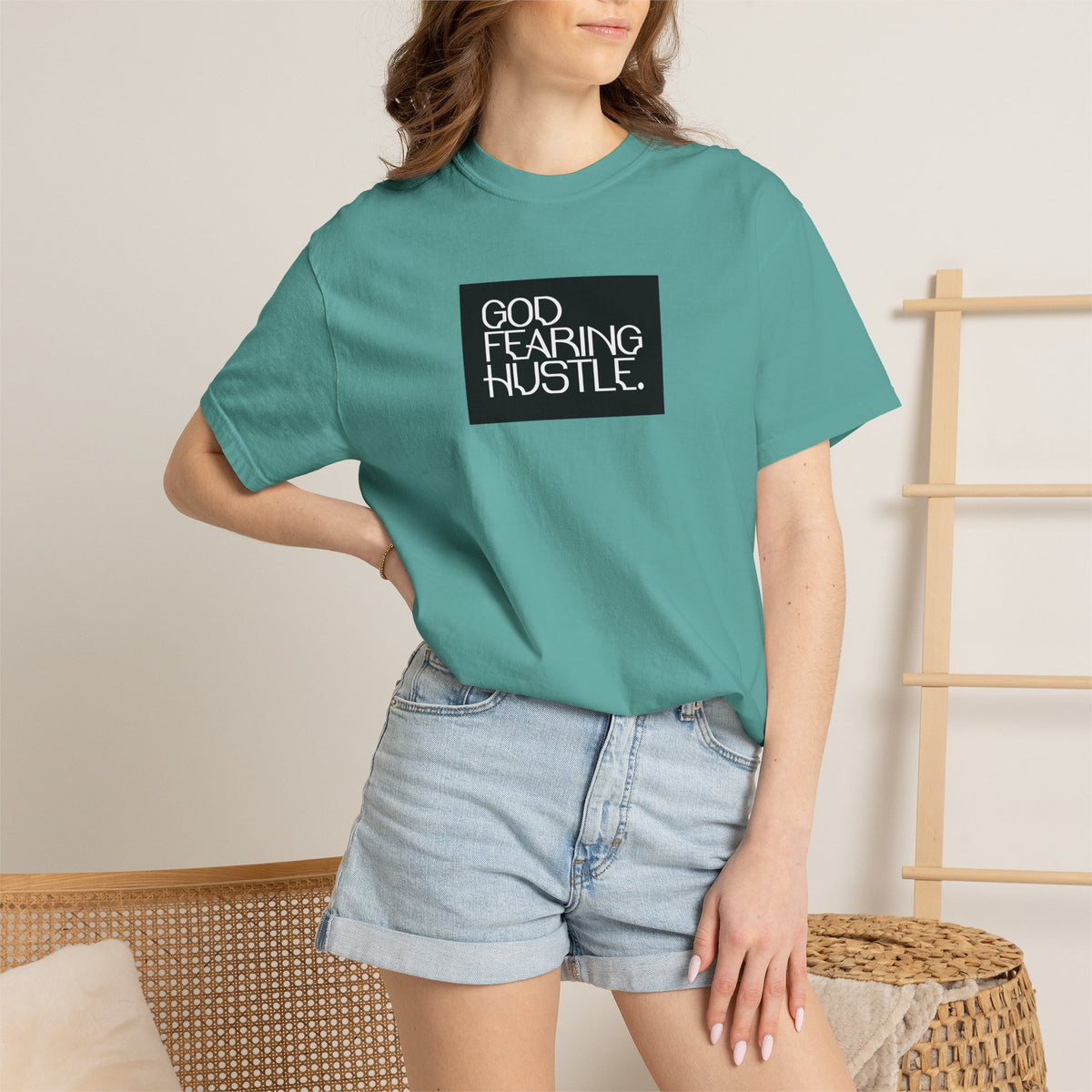 God Fearing Hustle- Bold Box Tee