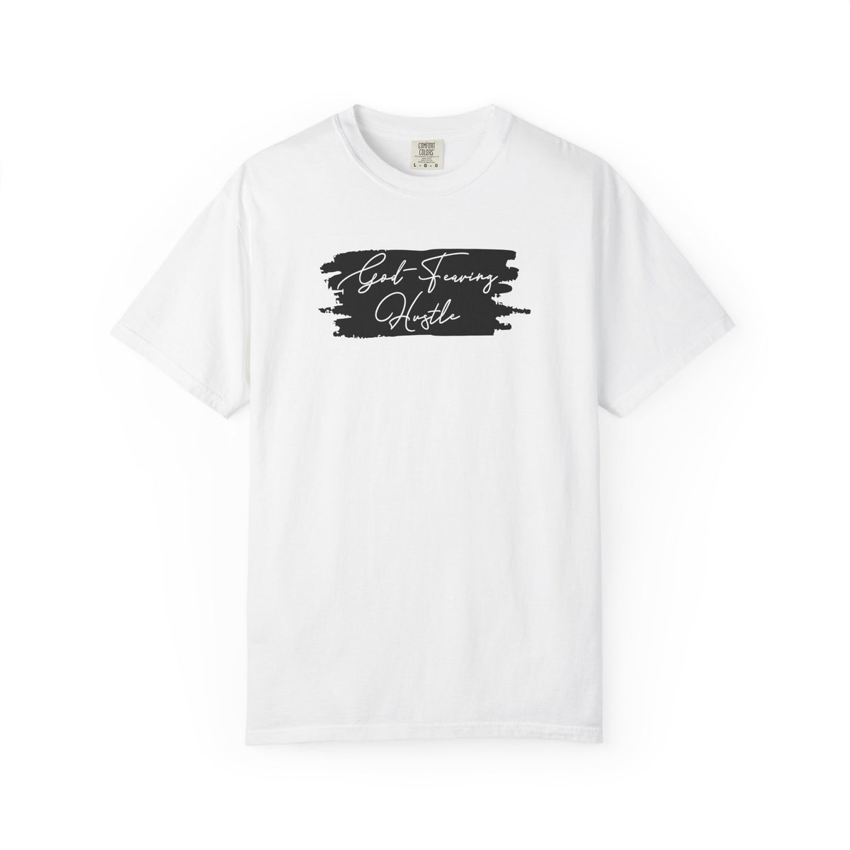 God Fearing Hustle— 'Just Showing Up' Brushstroke Graphic Tee