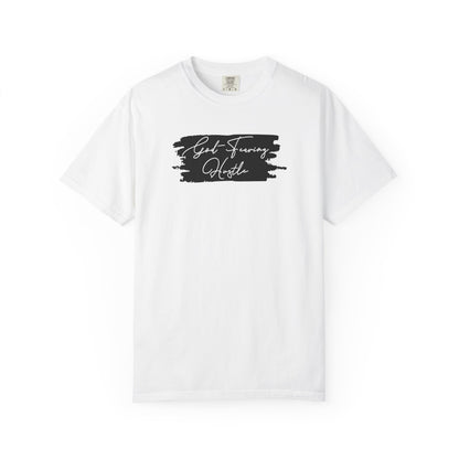 God Fearing Hustle— 'Just Showing Up' Brushstroke Graphic Tee