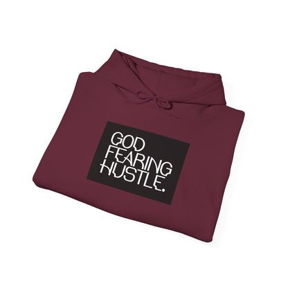 God Fearing Hustle— Bold Box Hooded Sweatshirt