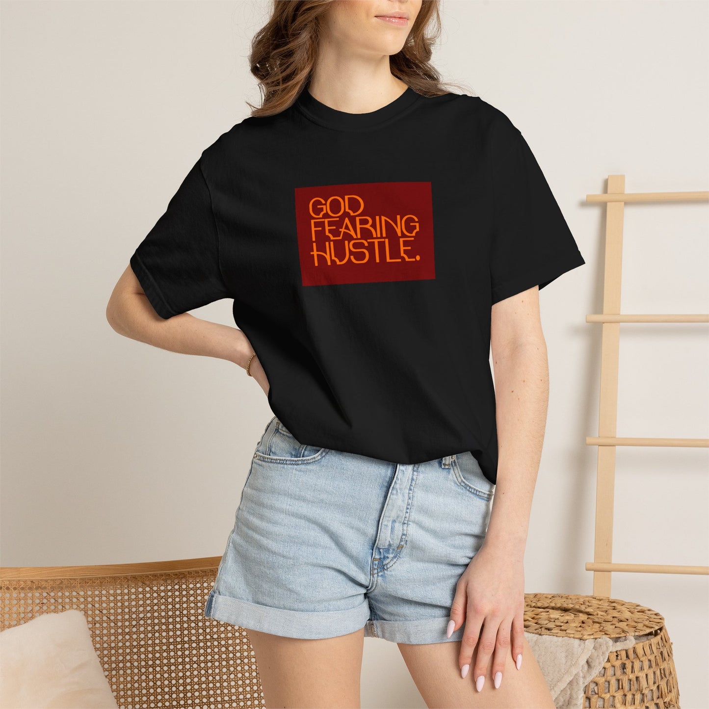 God Fearing Hustle — Bold Box Tee
