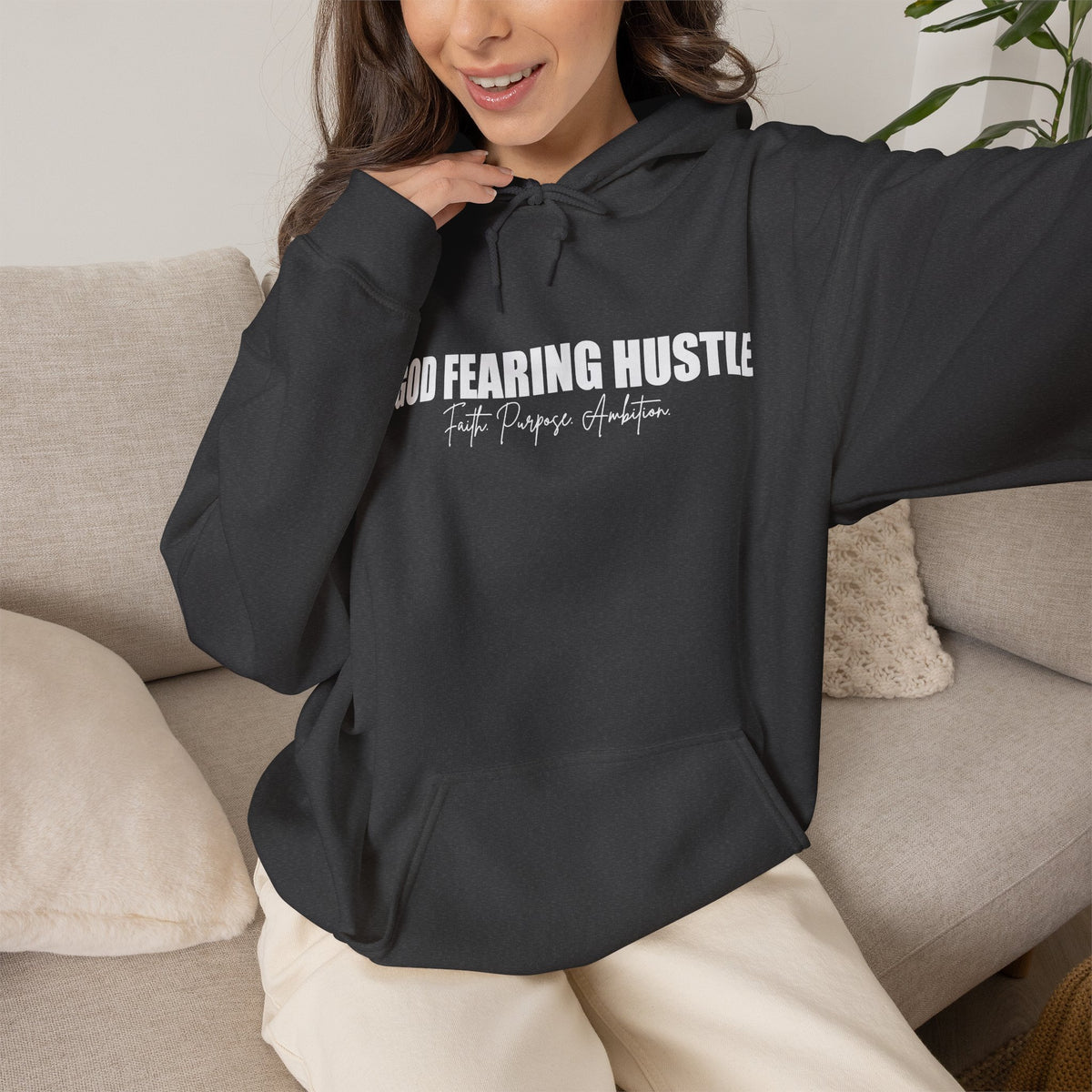 God Fearing Hustle— Faith. Purpose. Ambition Hoodie