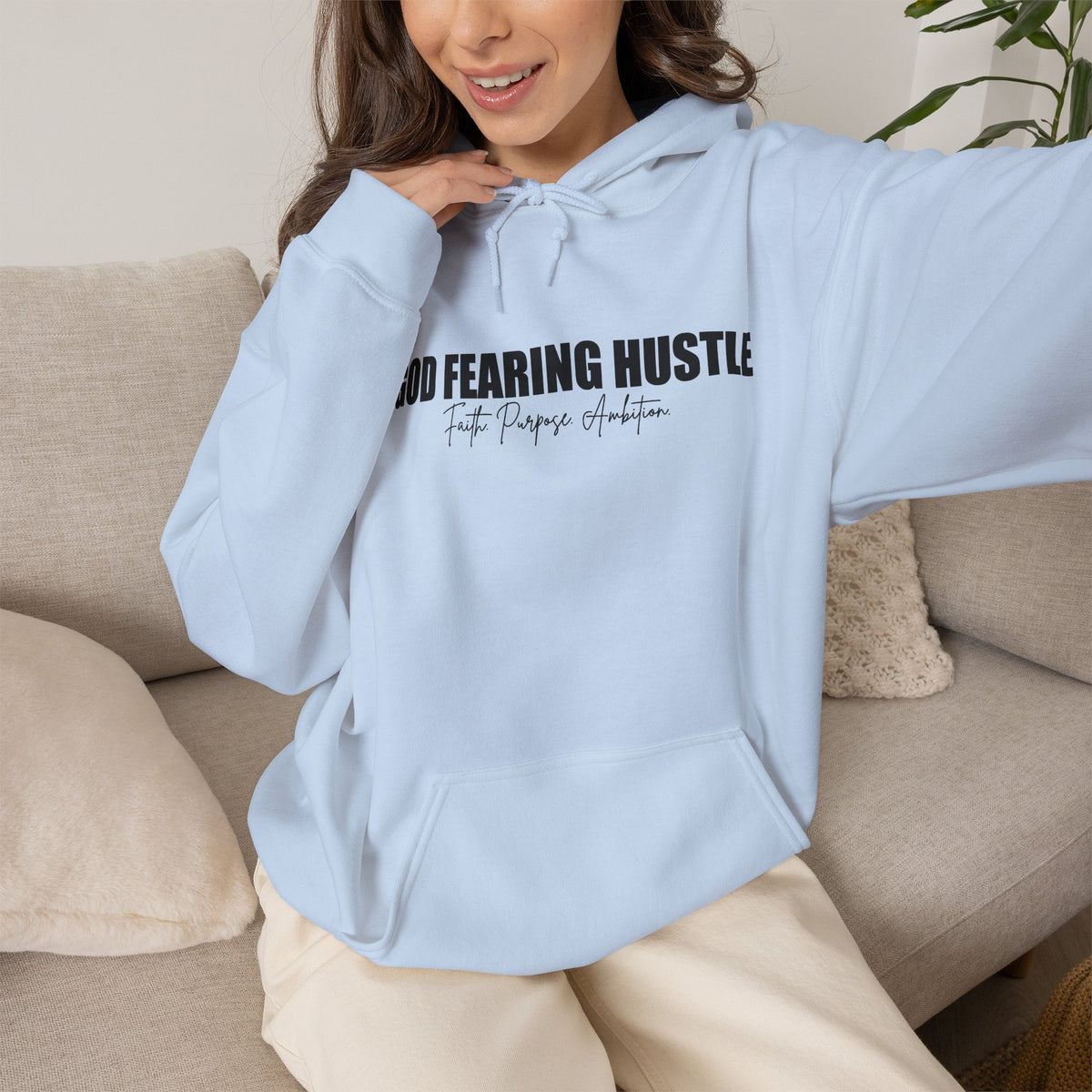 God Fearing Hustle— Faith. Purpose. Ambition Hoodie