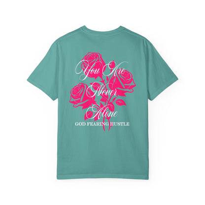 God Fearing Hustle — You Are Never Alone Graphic Rose Tee