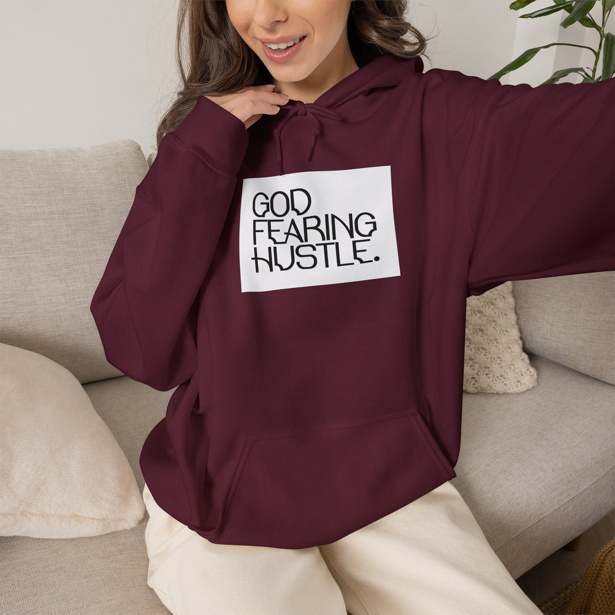 God Fearing Hustle— Bold Ambition Hooded Sweatshirt