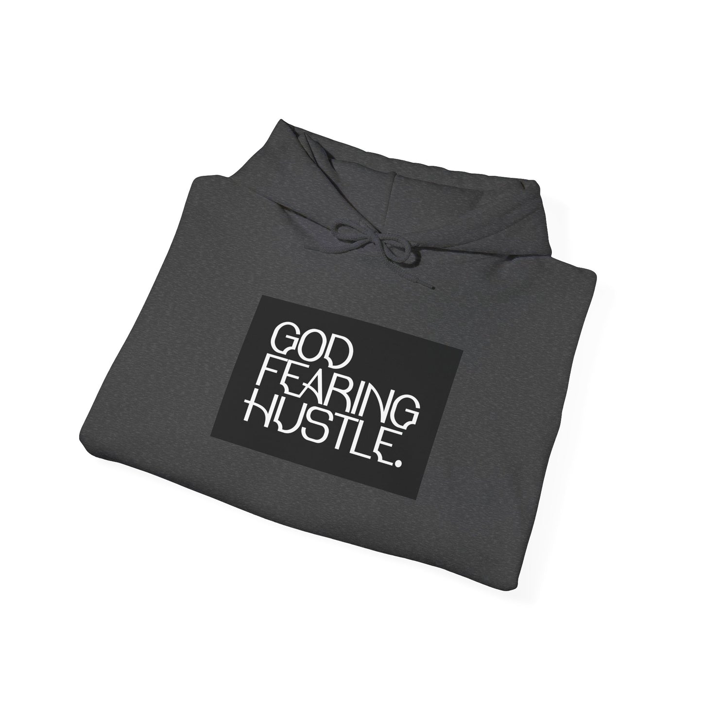 God Fearing Hustle— Bold Box Hooded Sweatshirt