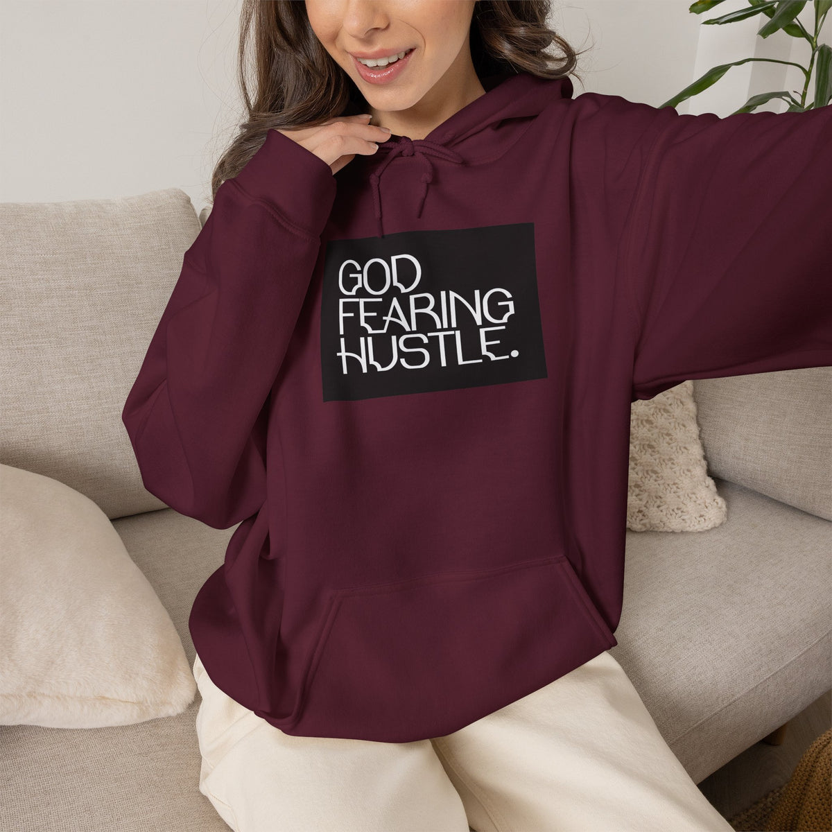 God Fearing Hustle— Bold Ambition Hooded Sweatshirt