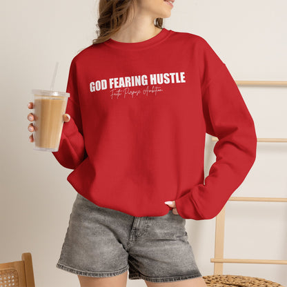 God Fearing Hustle— Faith. purpose. Ambition Crewneck Sweatshirt