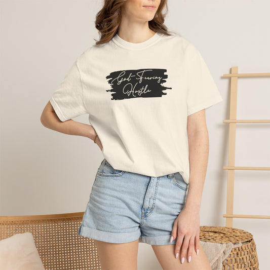 God Fearing Hustle— 'Just Showing Up' Brushstroke Graphic Tee