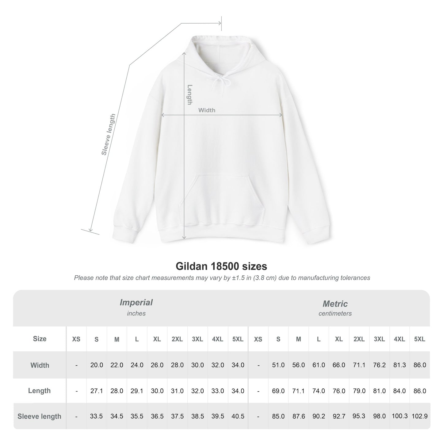 God Fearing Hustle— Bold Box Hooded Sweatshirt