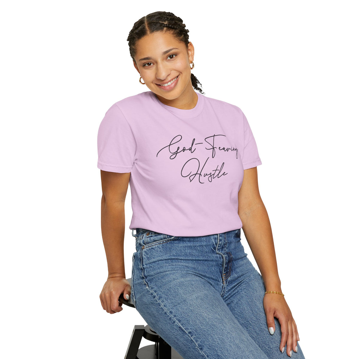 God Fearing Hustle— Simple elegant Tee