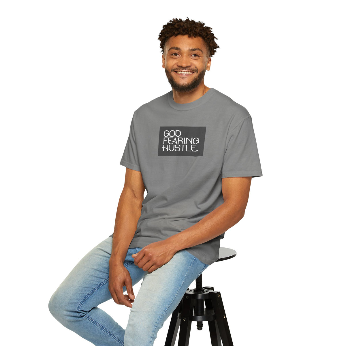 God Fearing Hustle- Bold Box Tee