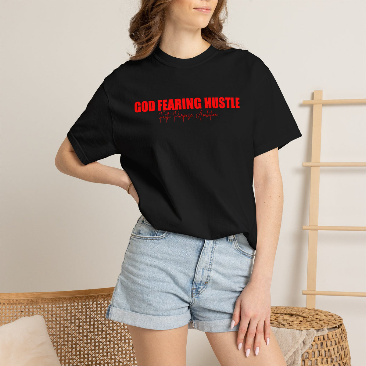 God Fearing Hustle — Faith. Purpose. Ambition Tee