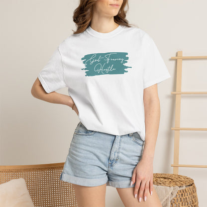 God Fearing Hustle- 'Just Showing Up' Brushstroke Graphic Tee