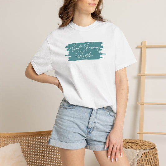 God Fearing Hustle- 'Just Showing Up' Brushstroke Graphic Tee