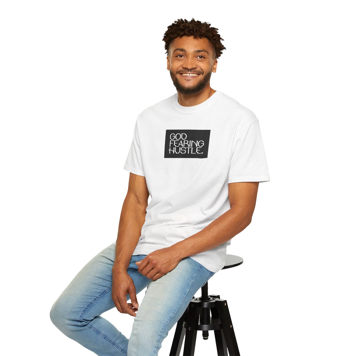 God Fearing Hustle- Bold Box Tee