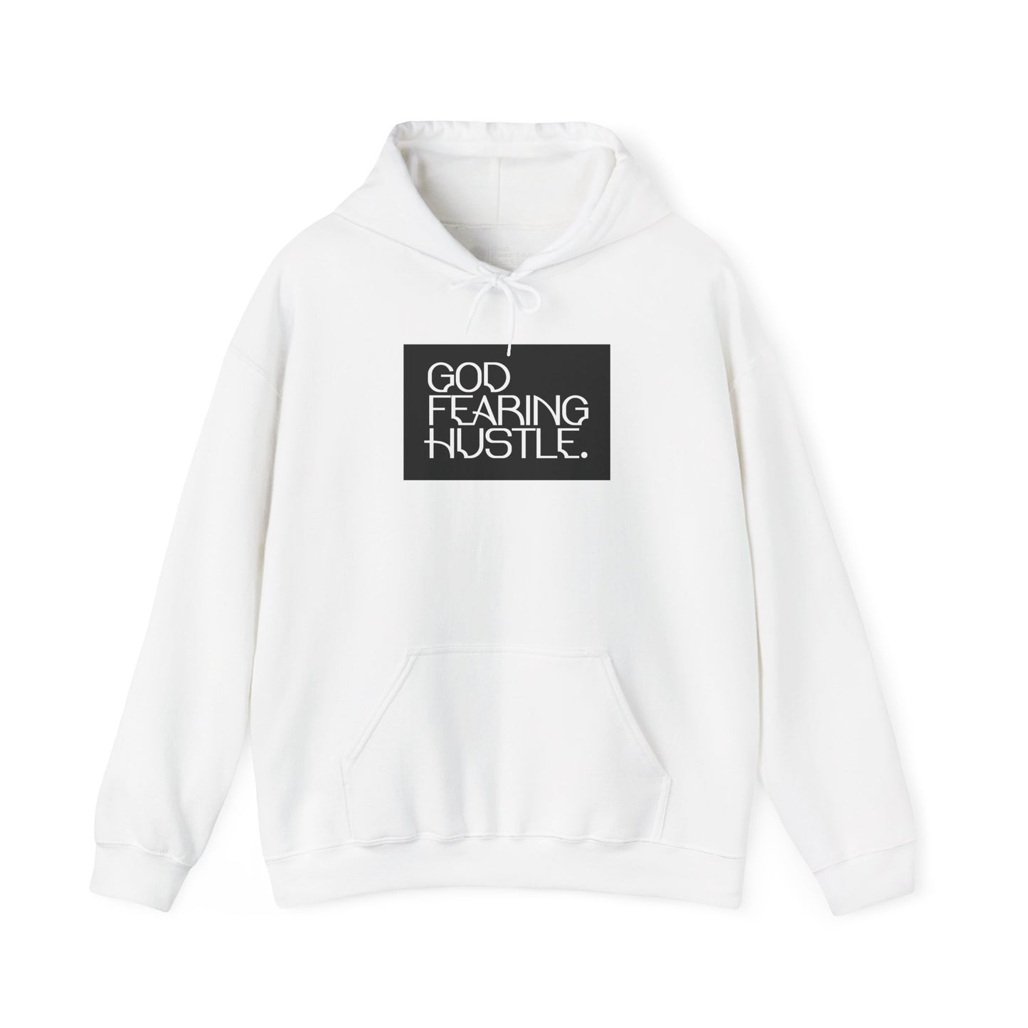 God Fearing Hustle— Bold Box Hooded Sweatshirt