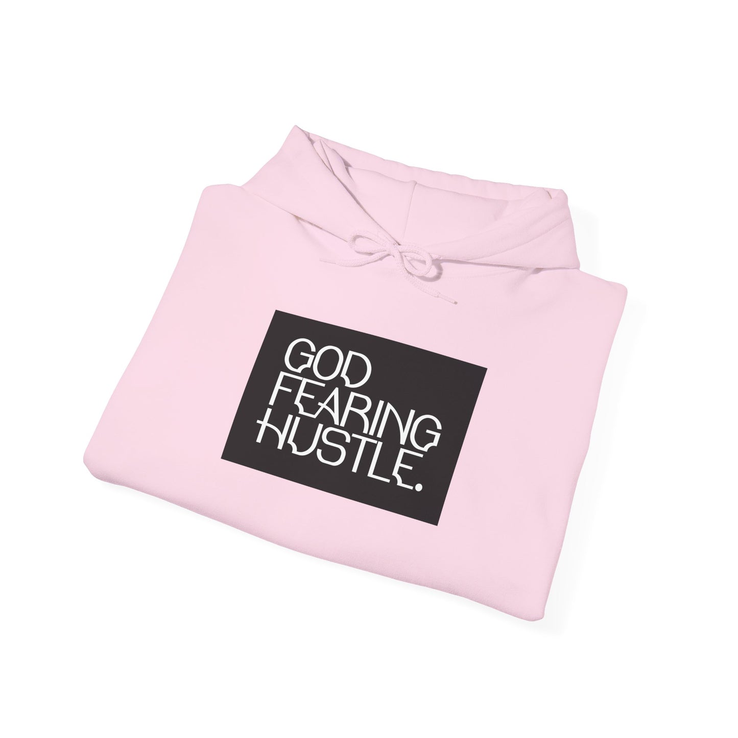 God Fearing Hustle— Bold Box Hooded Sweatshirt