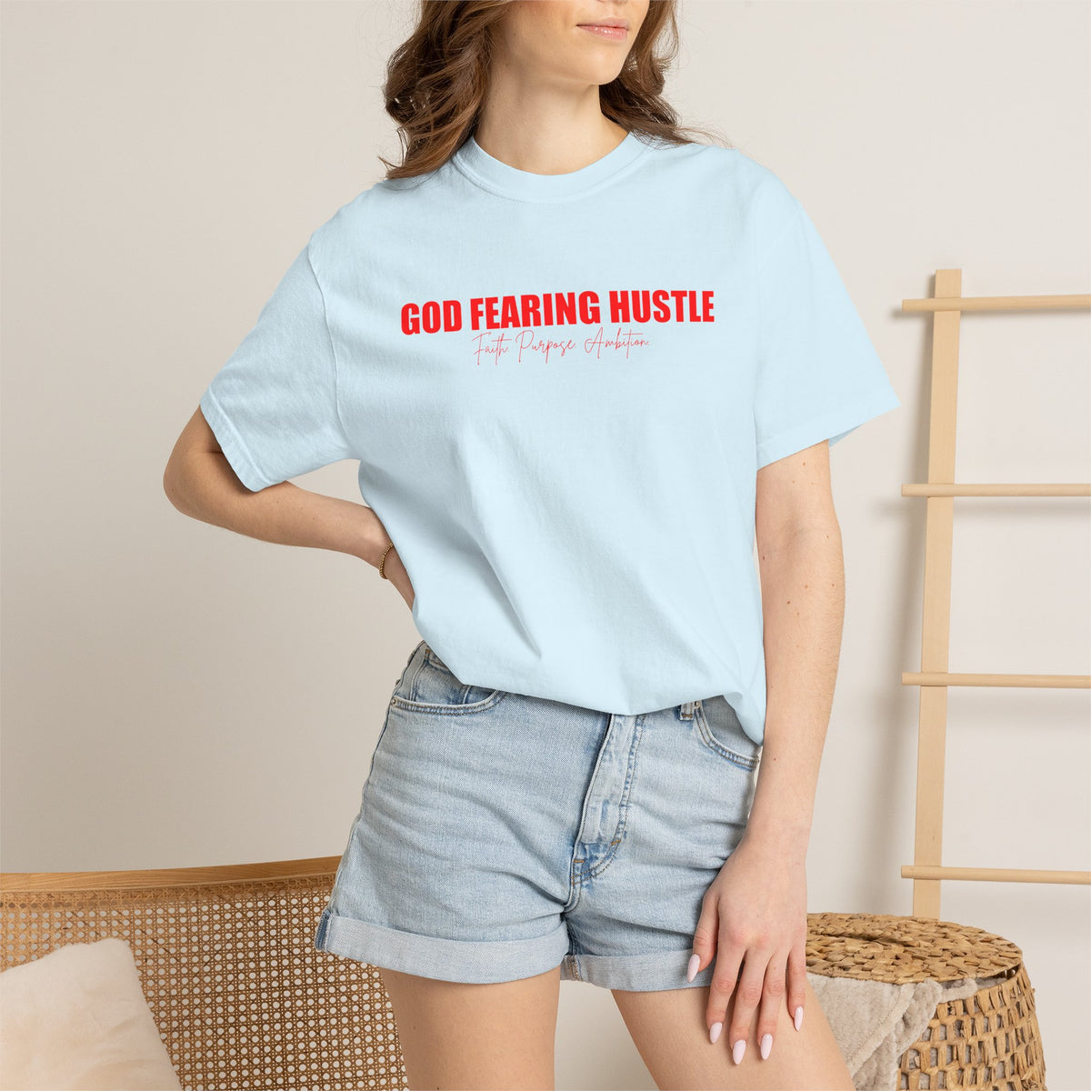 God Fearing Hustle — Faith. Purpose. Ambition Tee