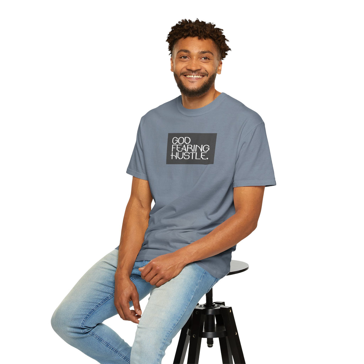 God Fearing Hustle- Bold Box Tee