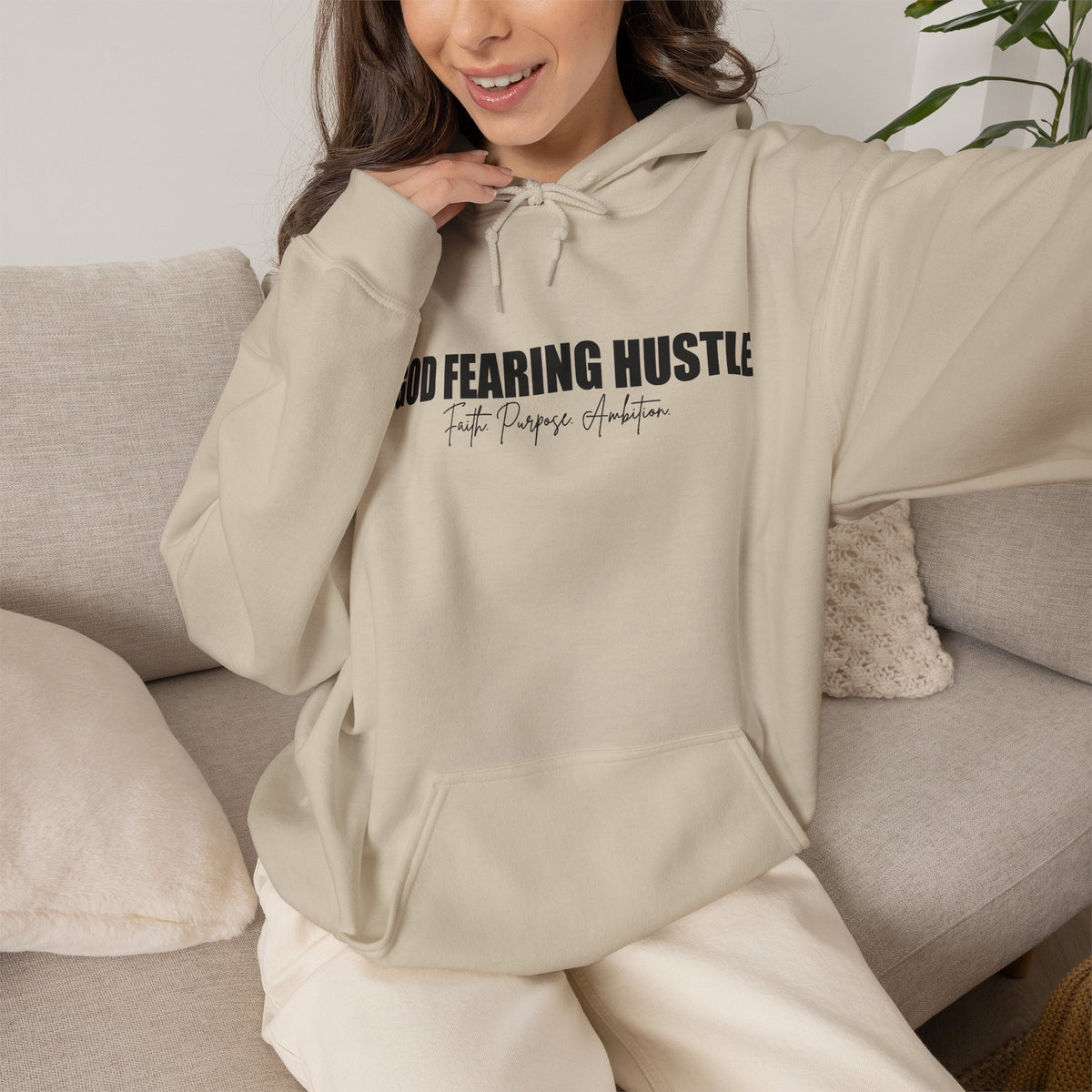 God Fearing Hustle— Faith. Purpose. Ambition Hoodie