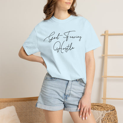 God Fearing Hustle— Simple elegant Tee