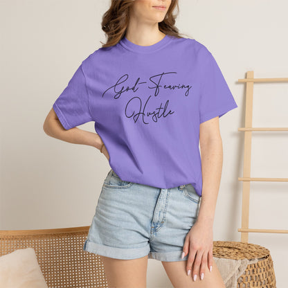 God Fearing Hustle— Simple elegant Tee