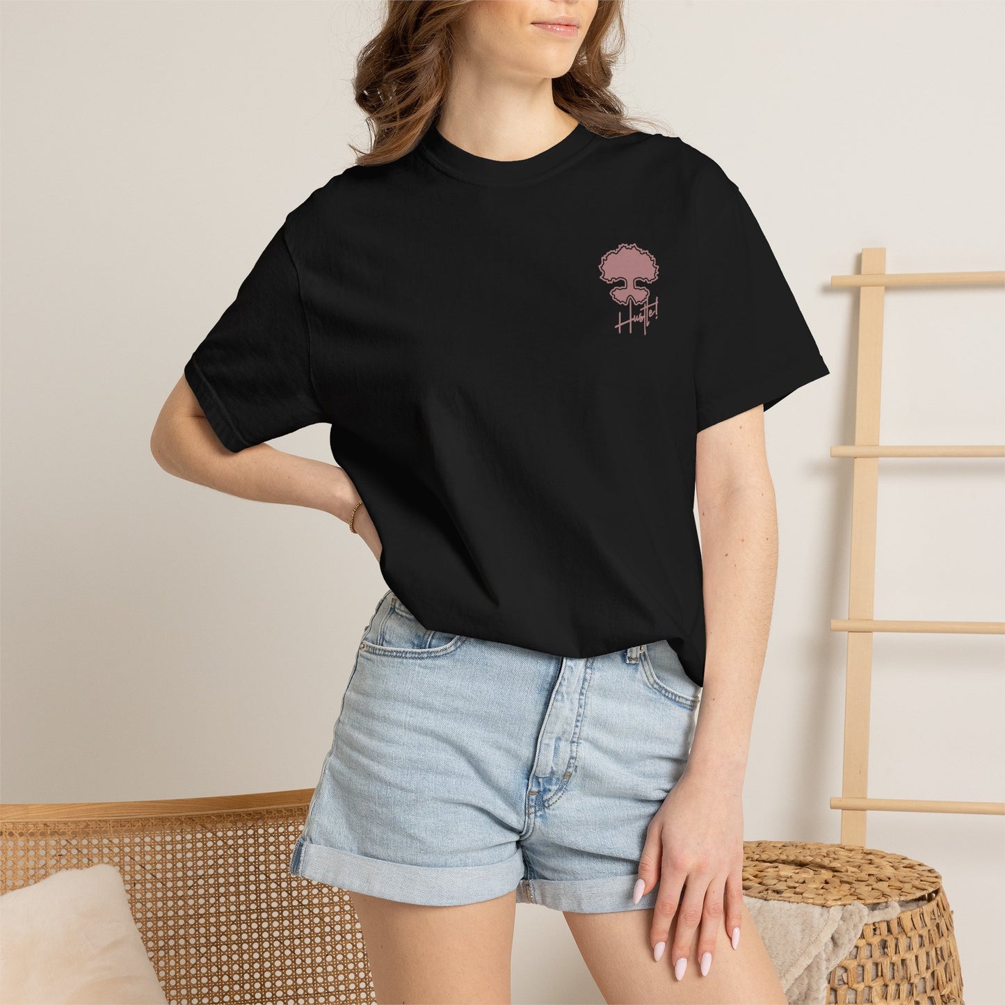 God Fearing Hustle —Graphic Rose Tee