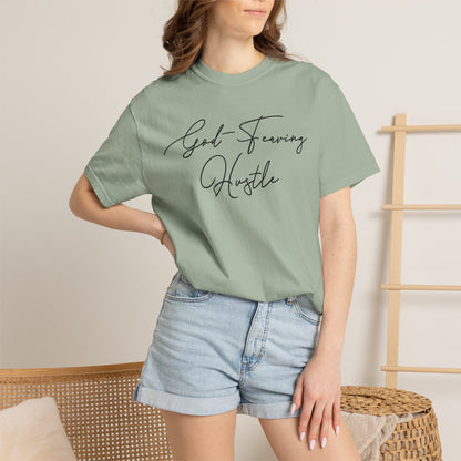 God Fearing Hustle— Simple elegant Tee
